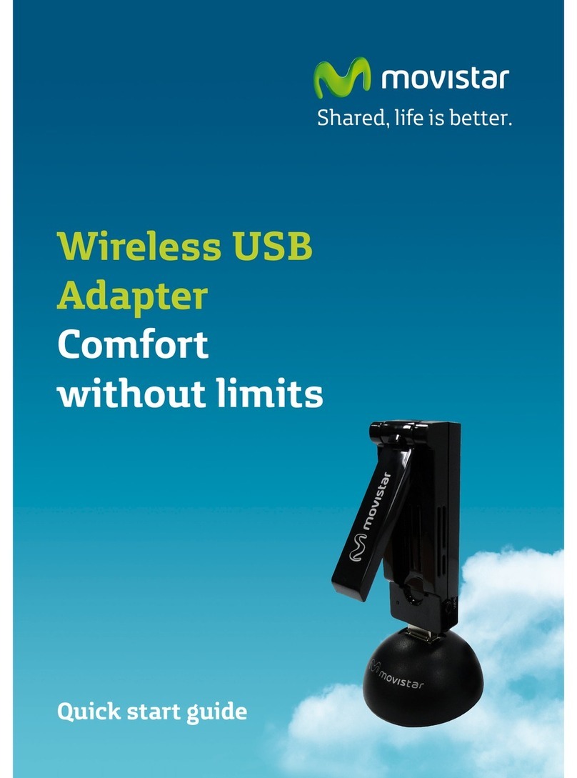 movistar Wireless USB Adapter quick start guide