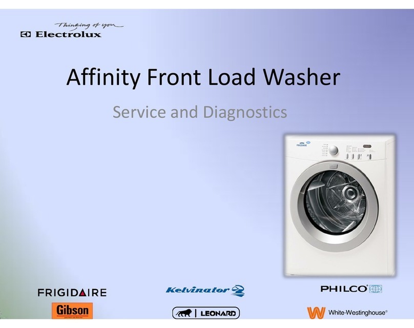 Electrolux Affinity Service and diagnostics