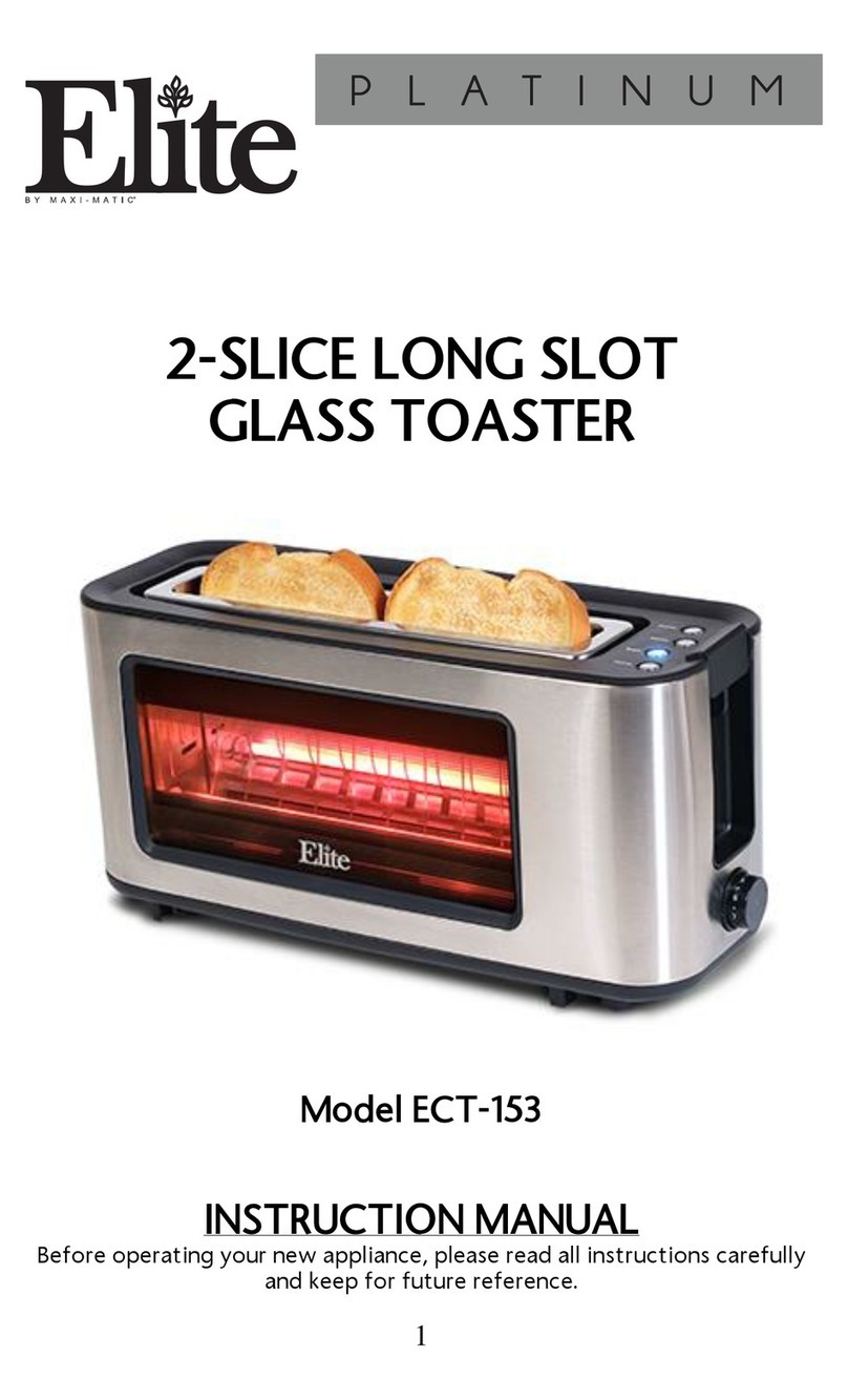 Elite Platinum ECT-153 instruction manual