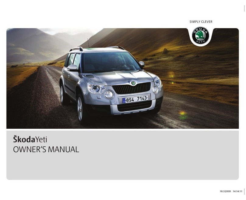Skoda 2009 Yeti User manual
