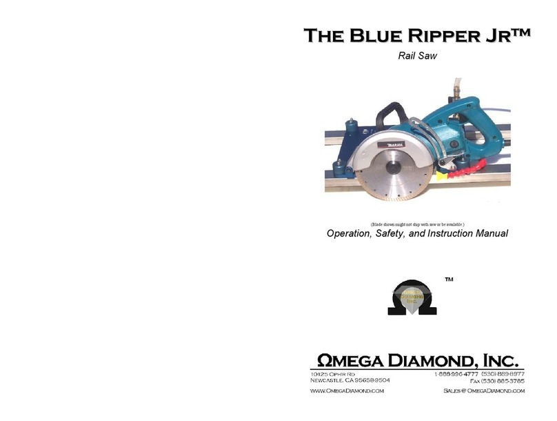 Omega Diamond The Blue Ripper Jr instruction manual