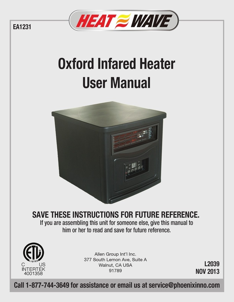 Heat Wave EA1231 user manual
