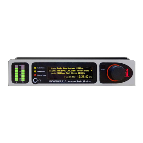 Inovonics 610 Operation manual