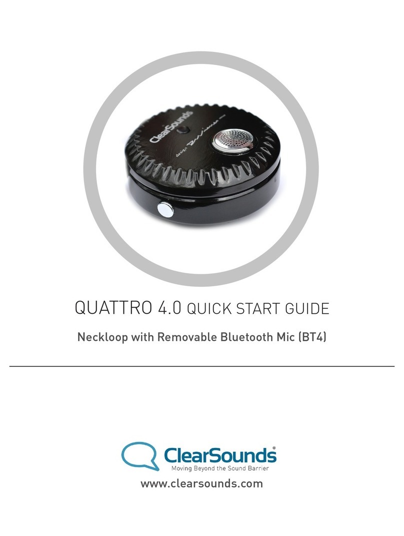 ClearSounds Quattro 4.0 User manual