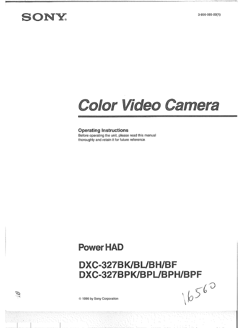 Sony DXC-327BK User manual