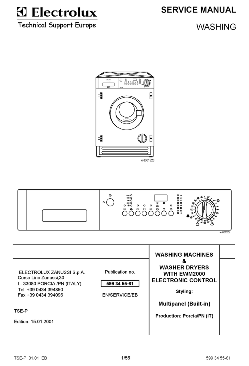 Electrolux WD001326 Service manual