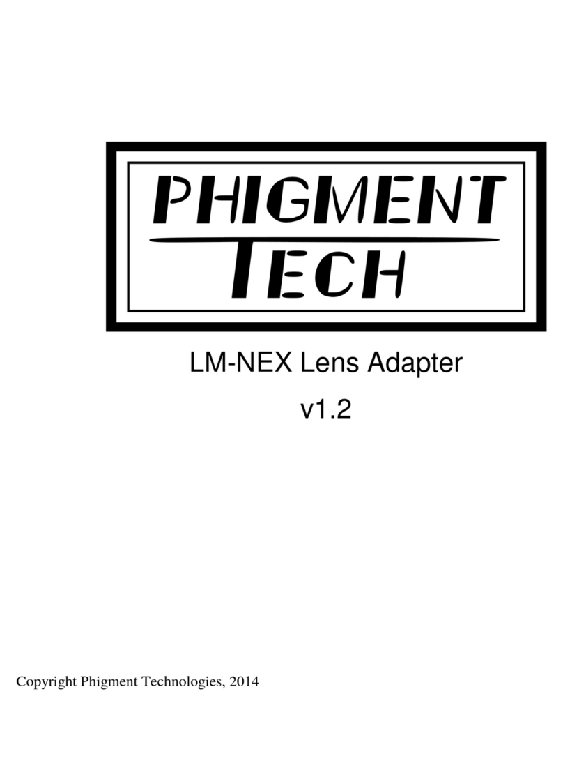 Phigment Technologies LM-NEX instruction manual