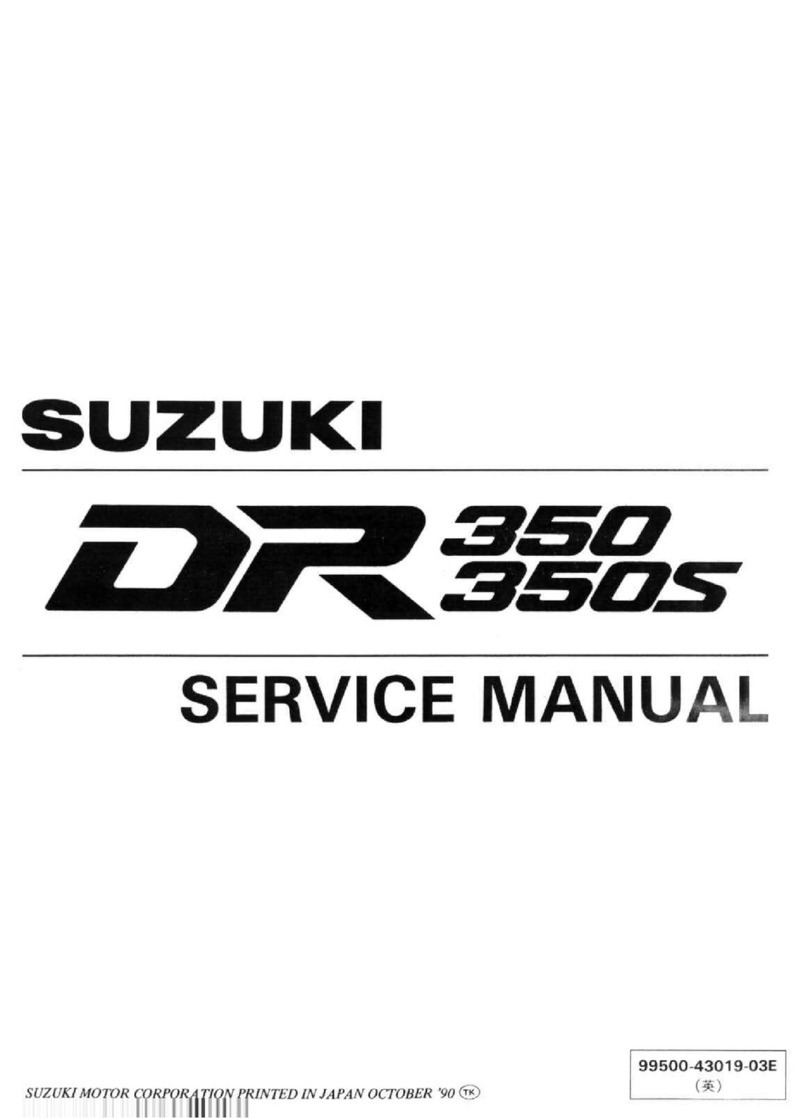 Suzuki DR350 Service manual
