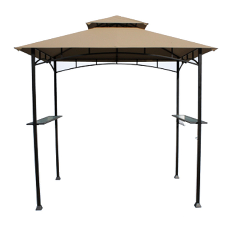 Gardenline Grill Gazebo User manual