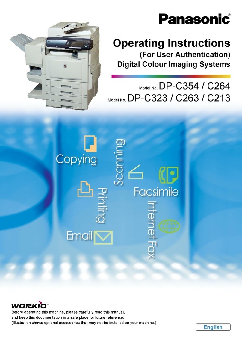 Panasonic WORKIO DP-C354 operating instructions