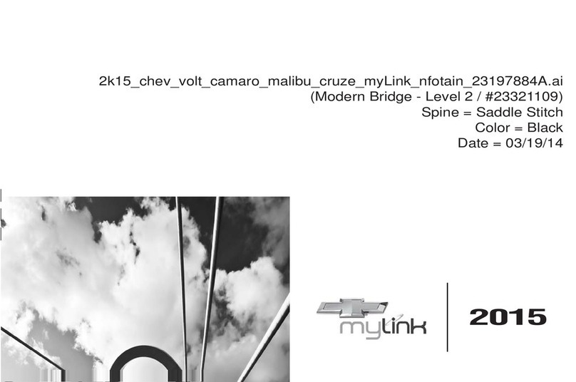 Chevrolet MyLink user manual