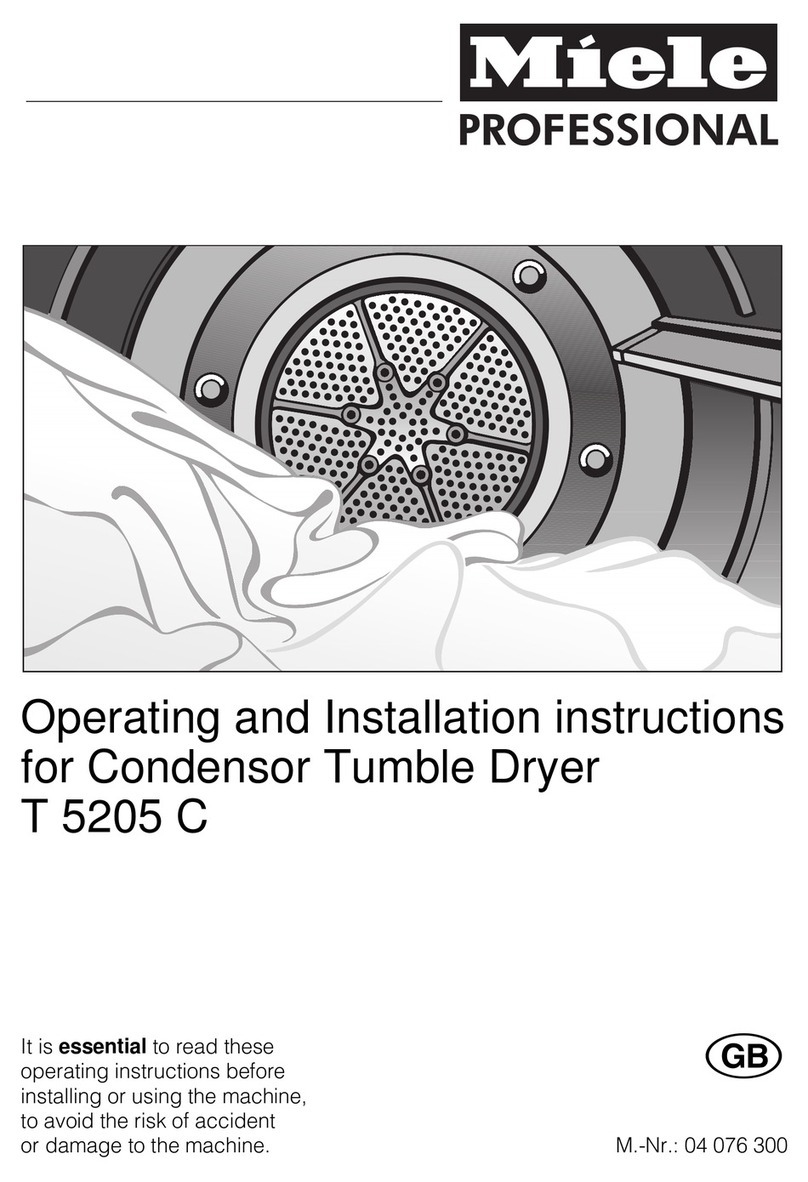 Miele T 5205 C User manual