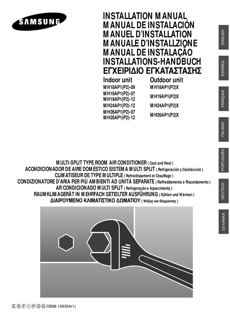 Samsung MH18AP1-09 User manual Samsung MH18AP1-09 User manual