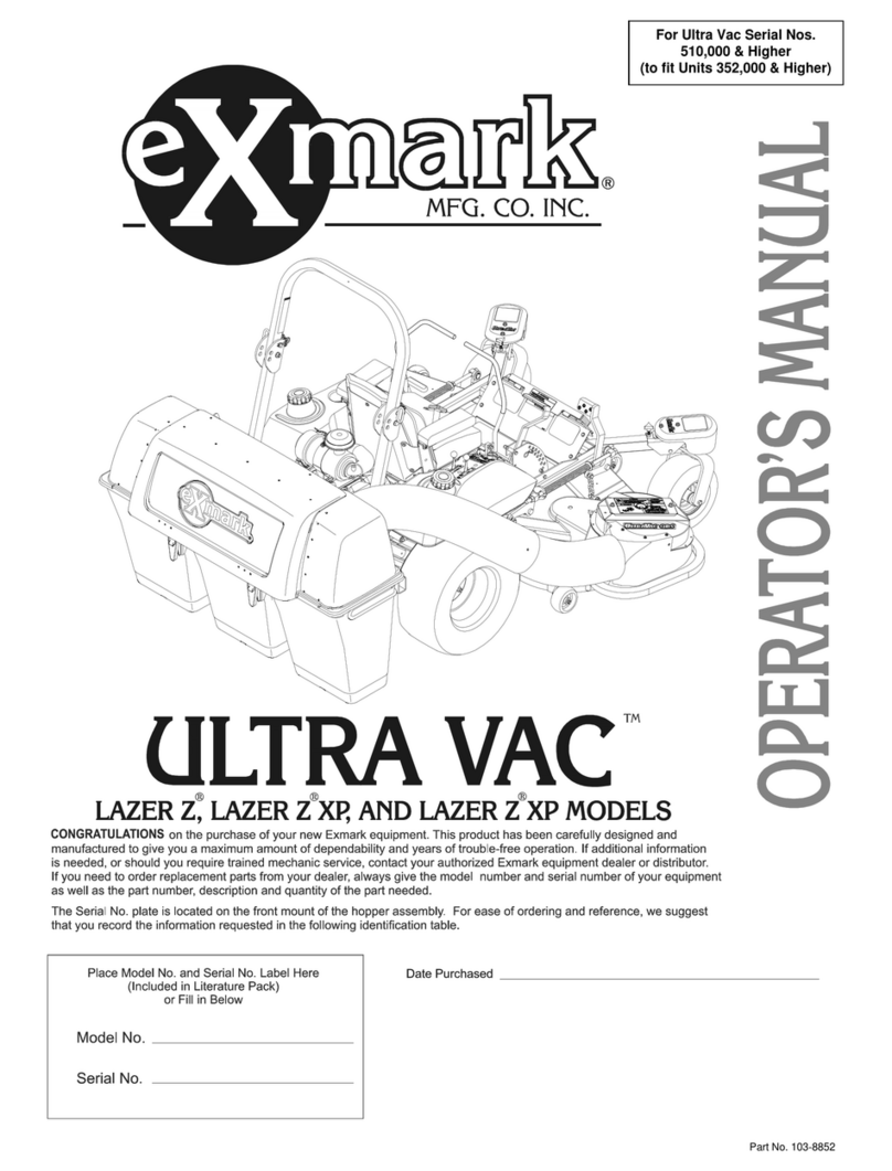 Exmark LZUV52 User manual