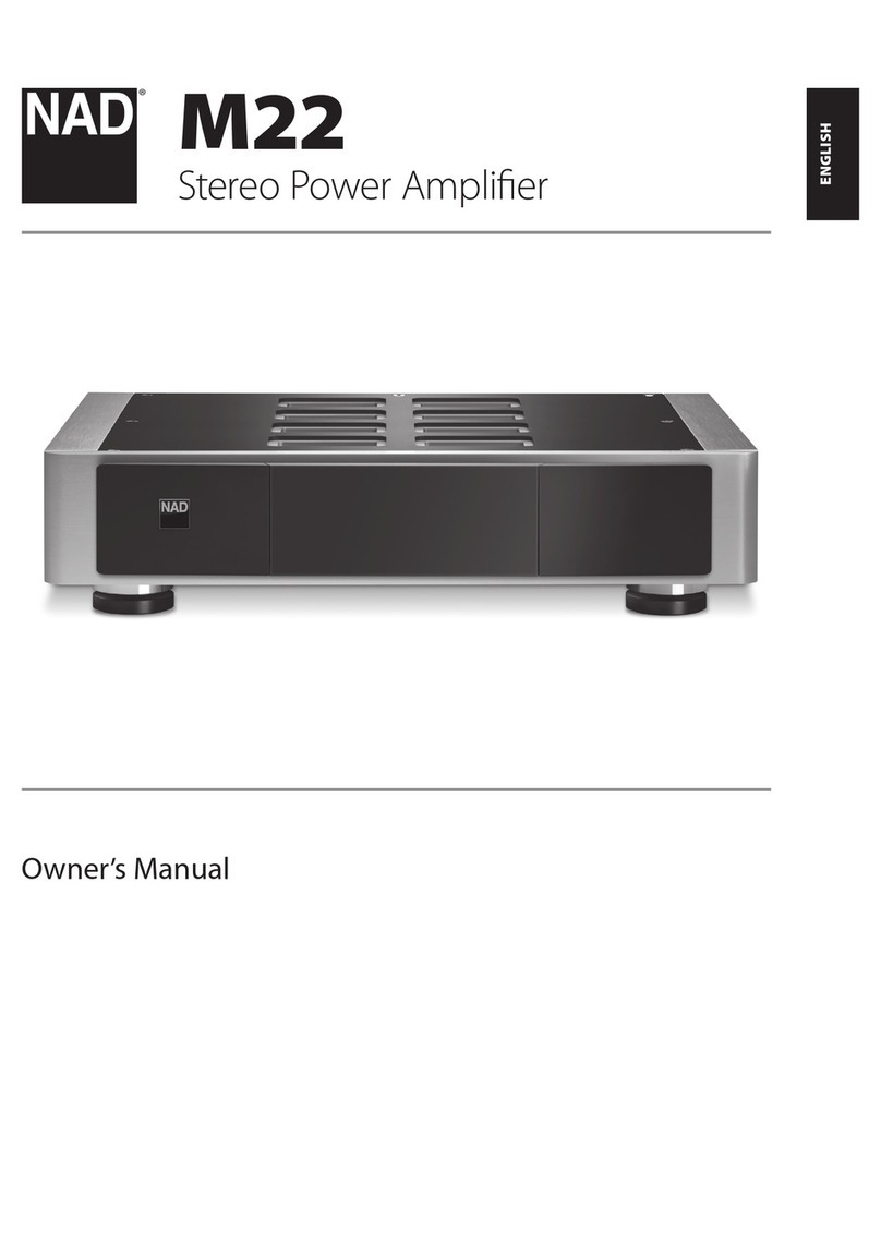 NAD M22 User manual