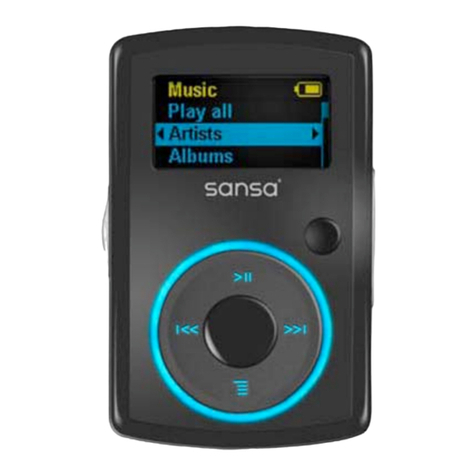 SanDisk SanDisk Sansa Clip MP3 & Audio Book Player quick start guide