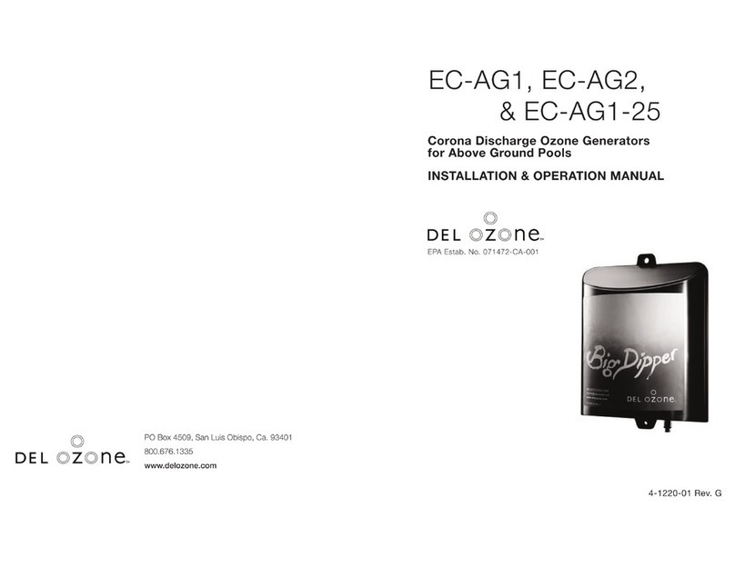 Del ozone EC-AG1 User manual