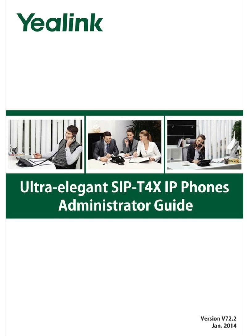 Yealink SIP-T4X Service manual