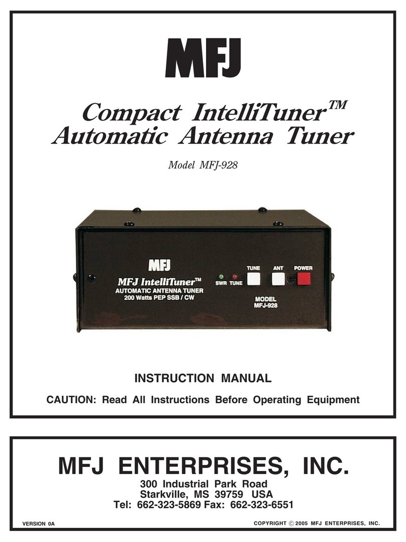 MFJ MFJ-928 User manual