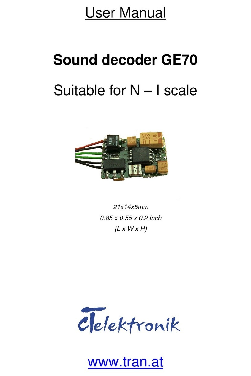 Tran GE70 user manual