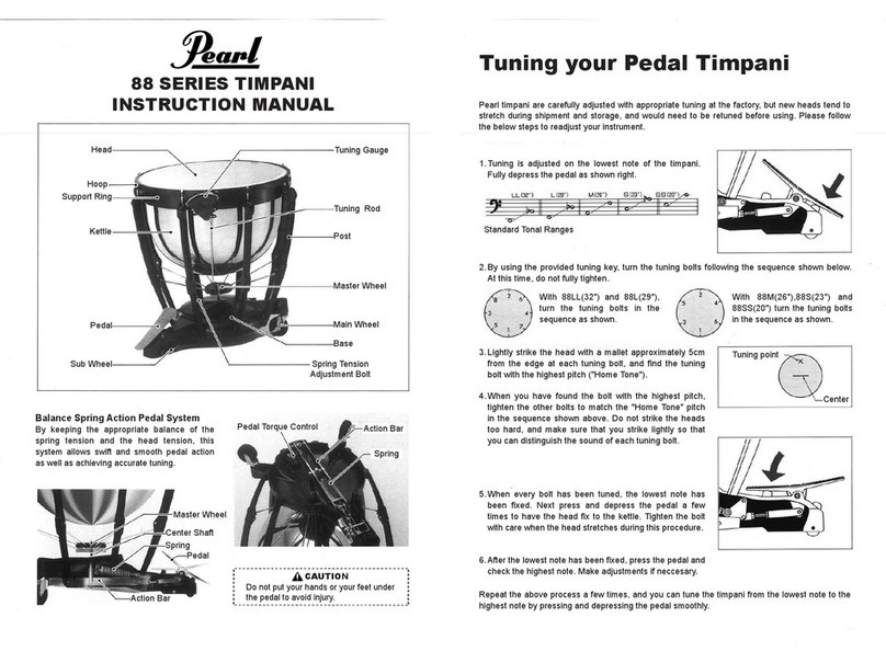 Pearl 88 SERIES instruction manual