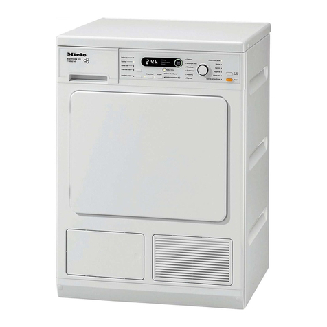 Miele T 8860 WP User manual Miele T 8860 WP User manual