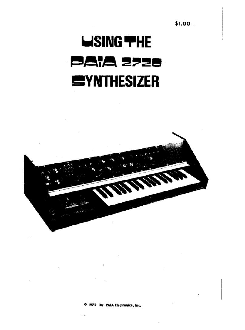 Paia 2720 user manual