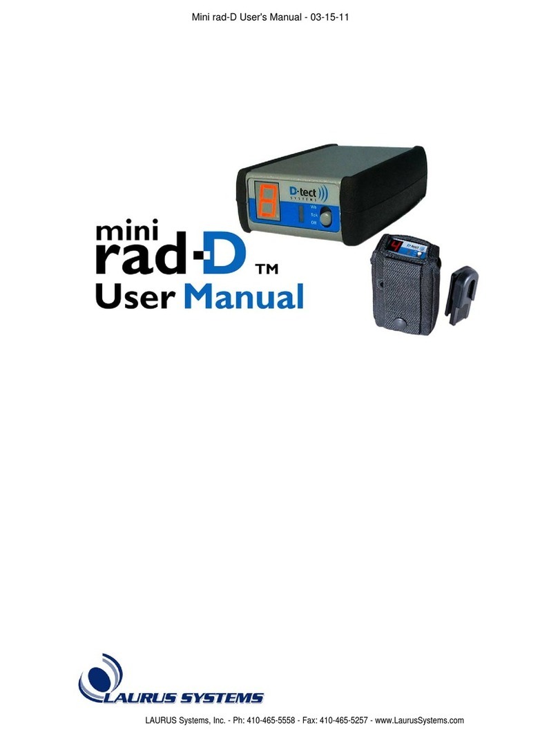 Laurus mini rad-D user manual