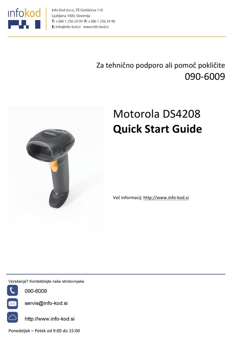 Motorola DS4208 User manual