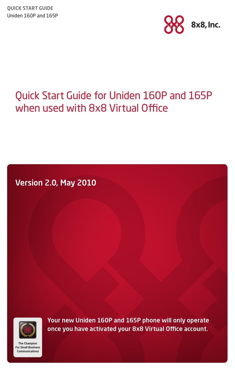 Uniden Uniden 160P quick start guide