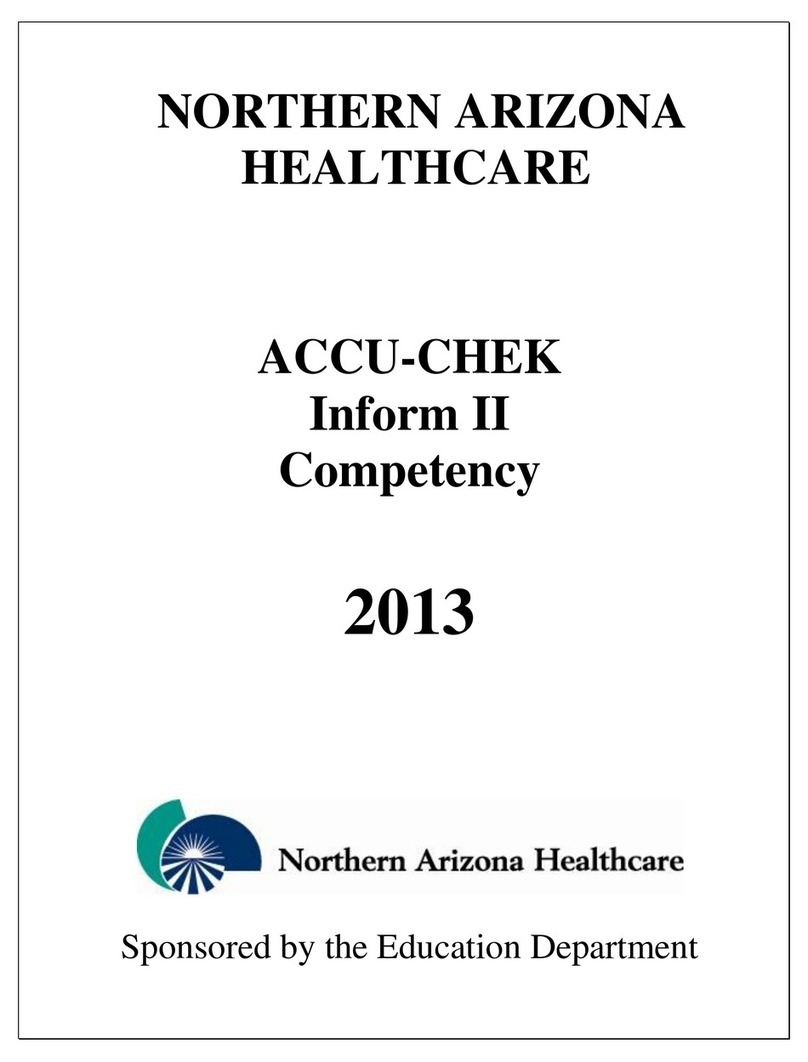 Accu-Chek Inform II Competency User manual