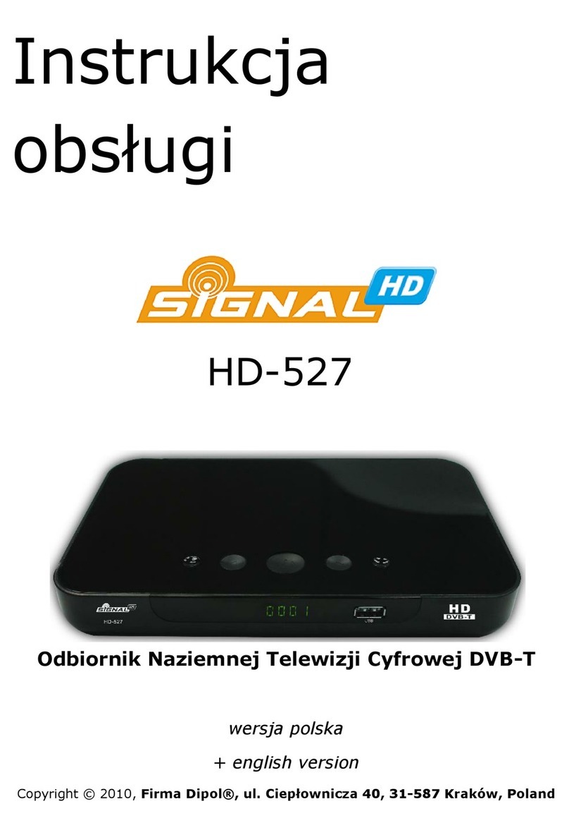 Signal HD HD-527 user manual