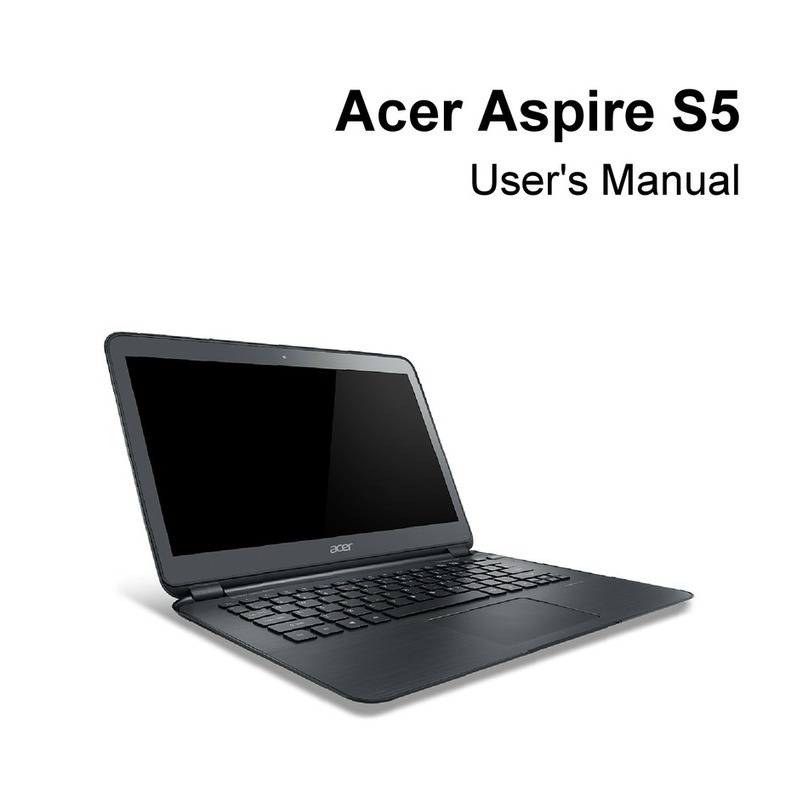 Acer Aspire S5 User manual