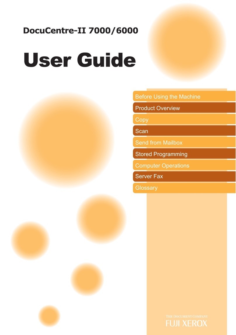 Fuji Xerox DocuCentre-II 7000 User manual