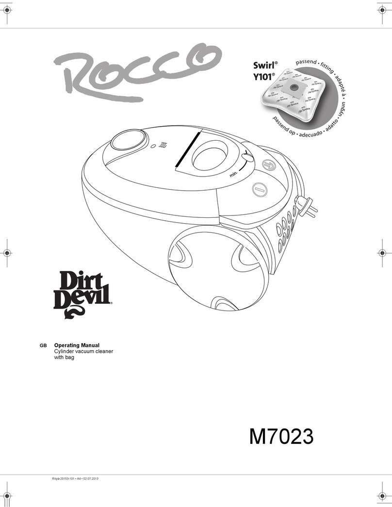 Dirt Devil Rocco User manual
