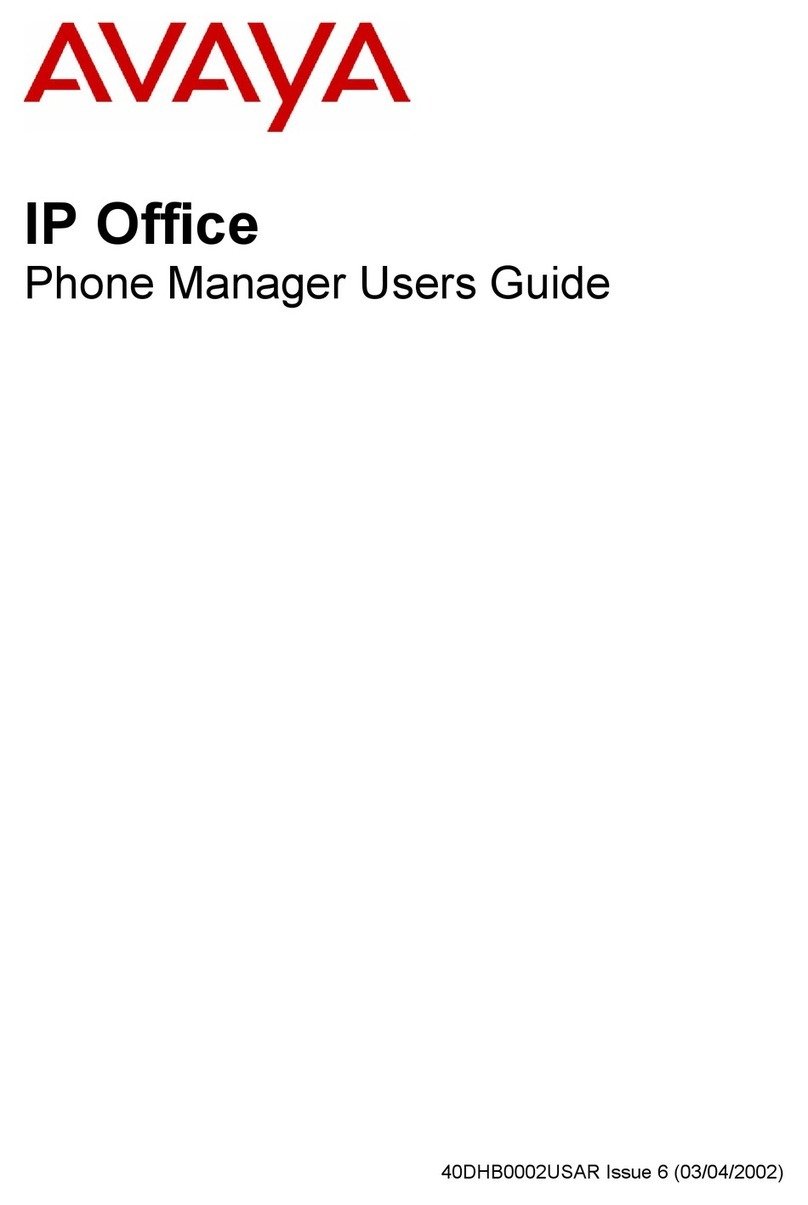 Avaya IP Office Phone Manager user guide Avaya IP Office Phone Manager user guide