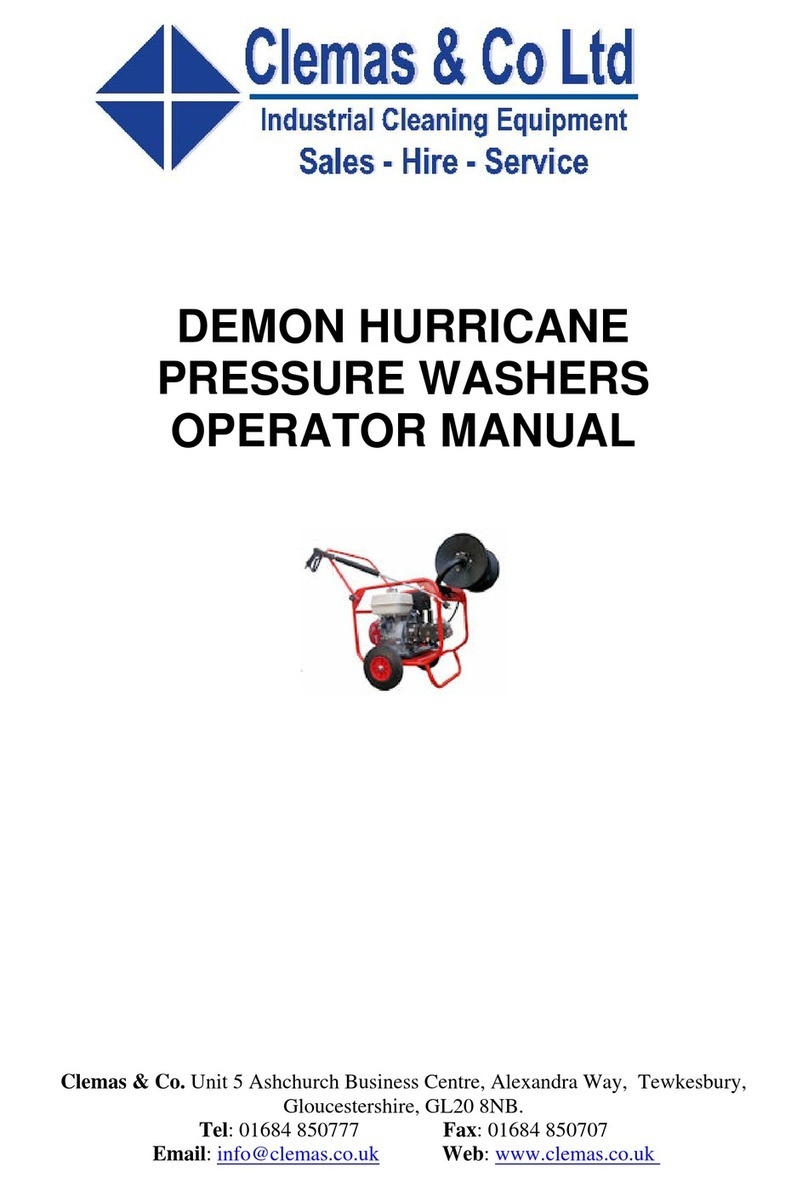 Clemas & Co DEMON HURRICANE Operator's manual