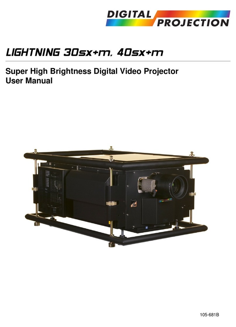 Digital Projection Lightning 30sx+m User manual