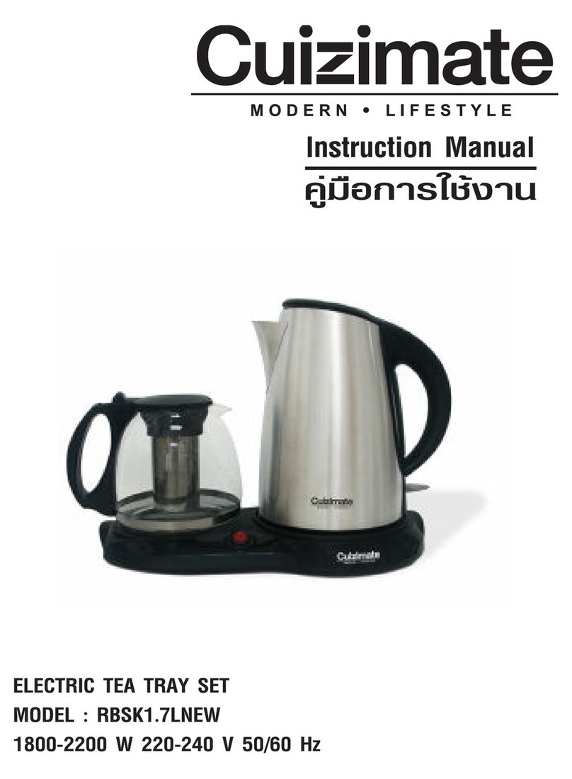 Cuizimate RBSK1.7LNEW instruction manual