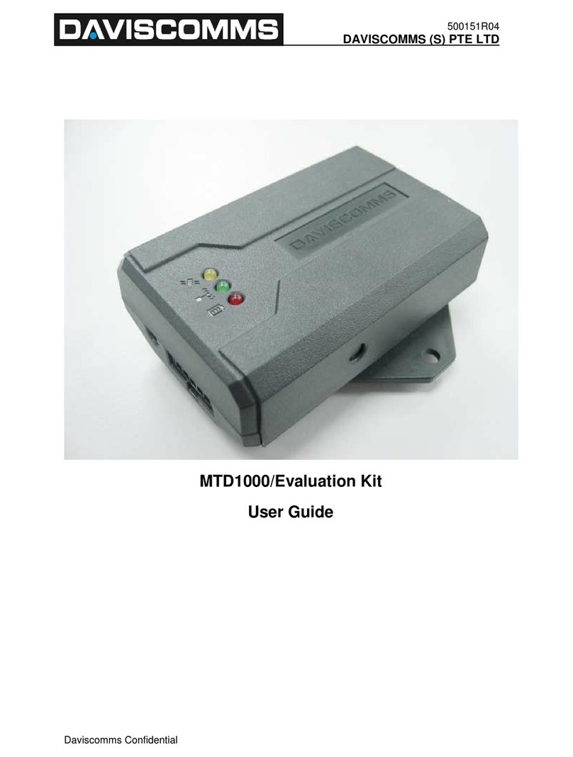 Daviscomms MTD1000 user guide