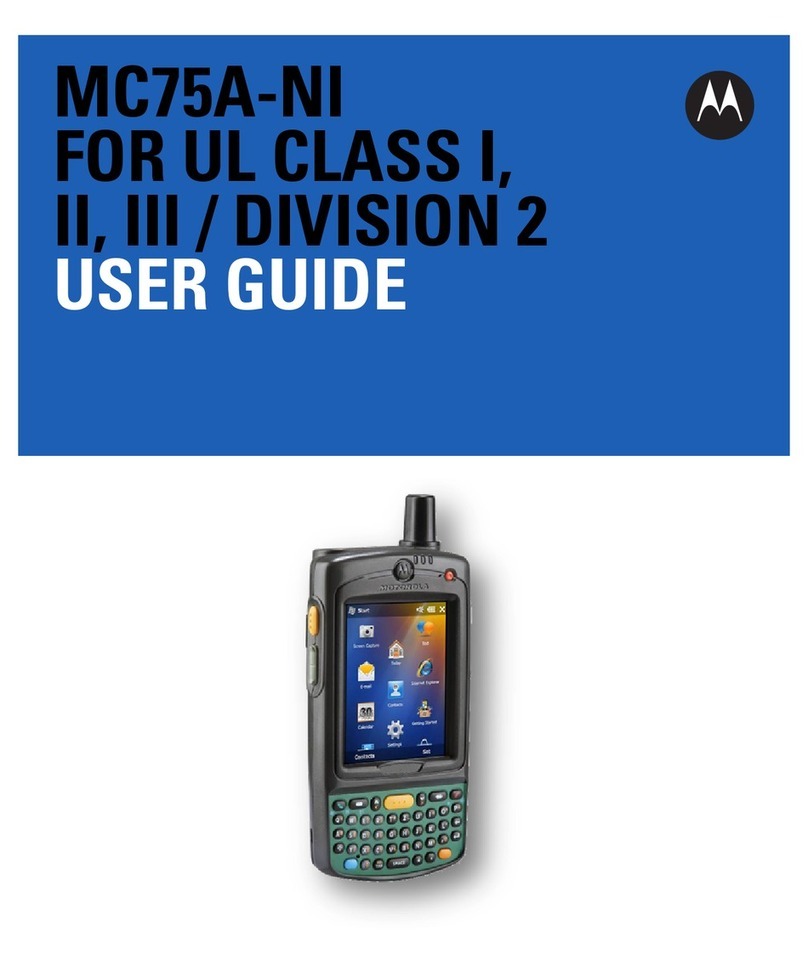 Motorola MC75A-NI User manual Motorola MC75A-NI User manual