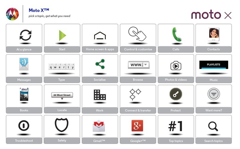 Motorola moto X User manual