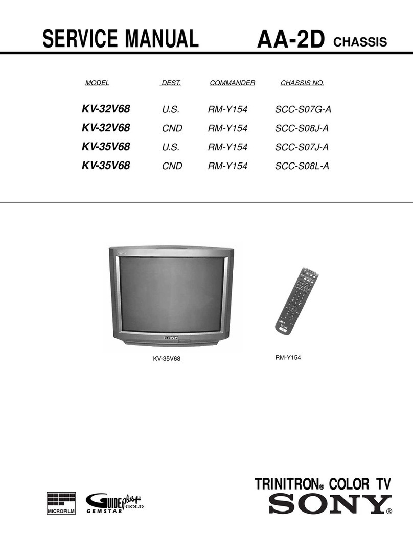 Sony KV-32V68 Service manual