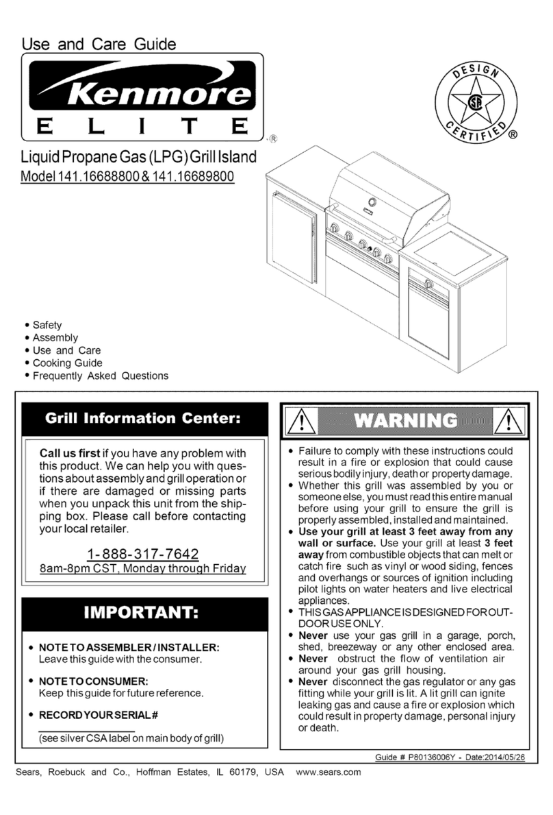 Kenmore 141.16688800 Use and care guide