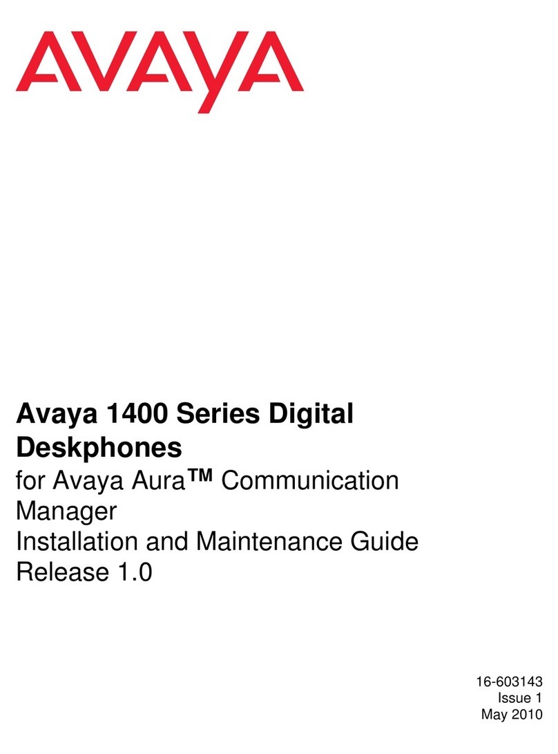 Avaya IP Office 1400 Series Product manual