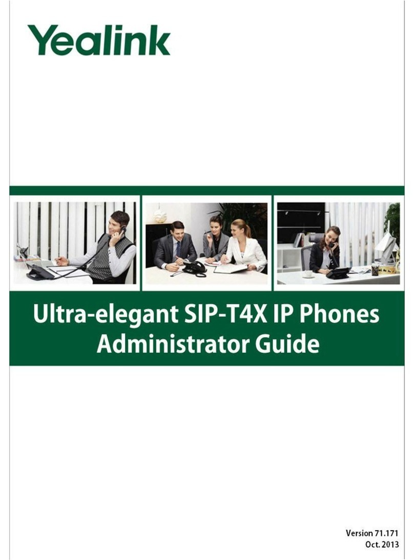 Yealink SIP-T4X Administrator's guide