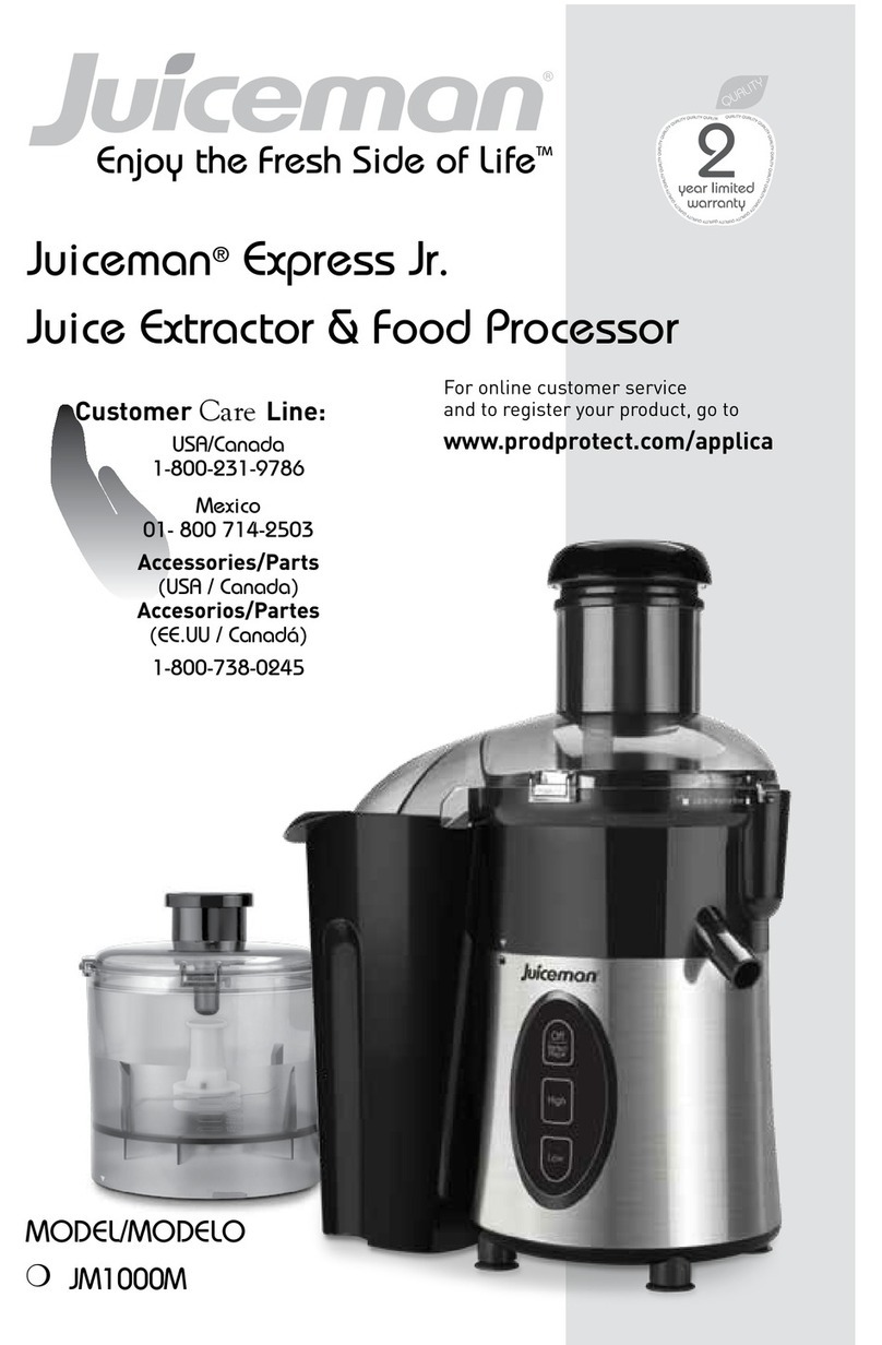 Juiceman JM1000M user guide