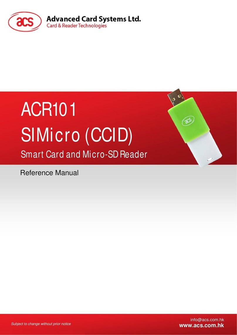 ACS ACR101 User manual