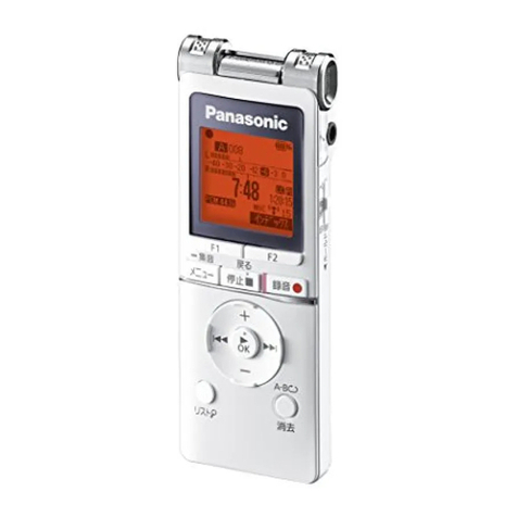 Panasonic RR-XS450 User manual