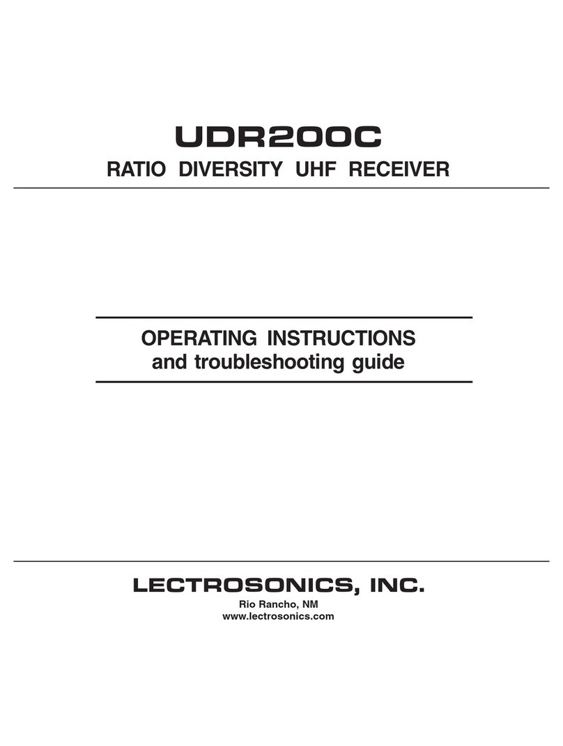 Lectrosonics UDR200C User manual